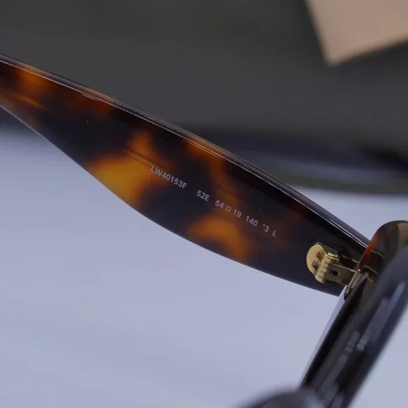 Loewe LW40153F 52E Sunglasses Dark Havana Cat Eye Frame, Brown Lenses Loewe | Accessories | Loewe Lw453f 52e Cat Eye Sunglasses  main image 2